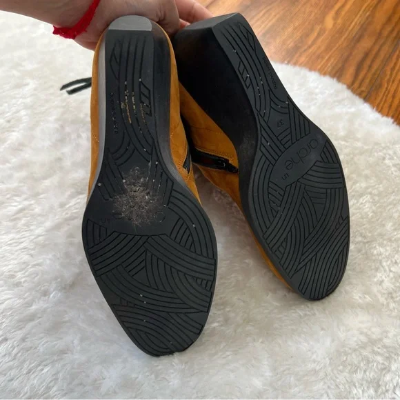 Arche Vitahe Waterproof France Made Soft Nubuck Luxe Leather Boots– Size 7 - Picture 13 of 14